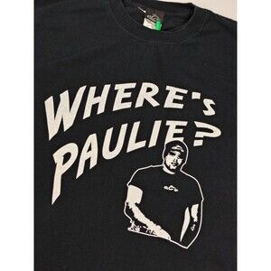 Orange County Choppers T-Shirt Black L Where's Paulie Vintage Y2K Biker